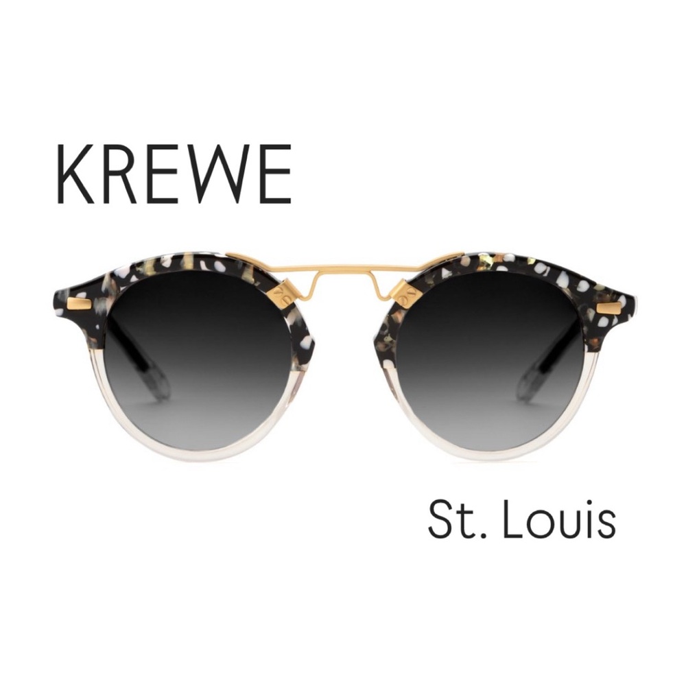 KREWE St. Louis Sunglasses Plume to Haze 24K